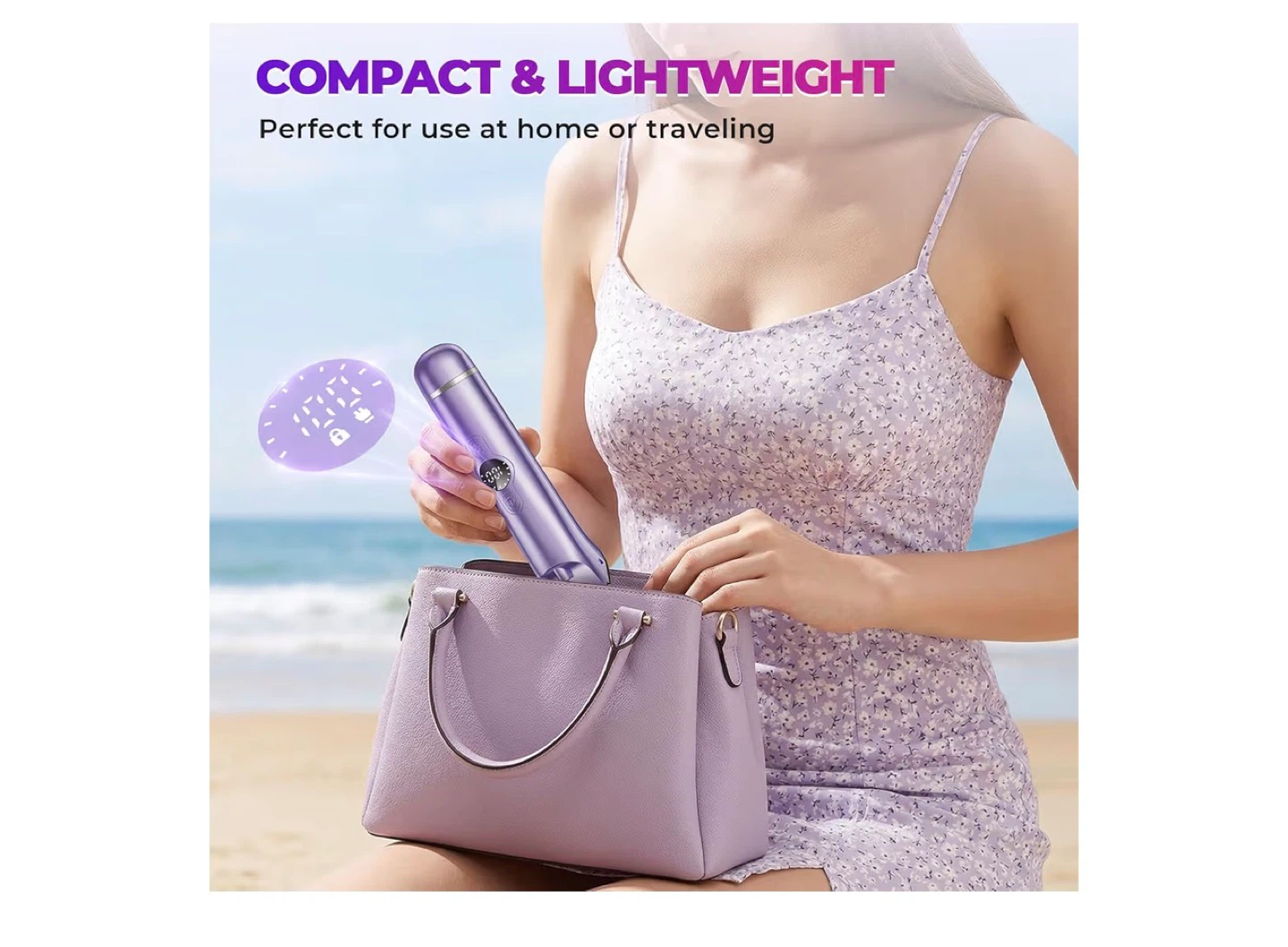 Purple Bikini Trimmer - IPX7 Waterproof - photo 3