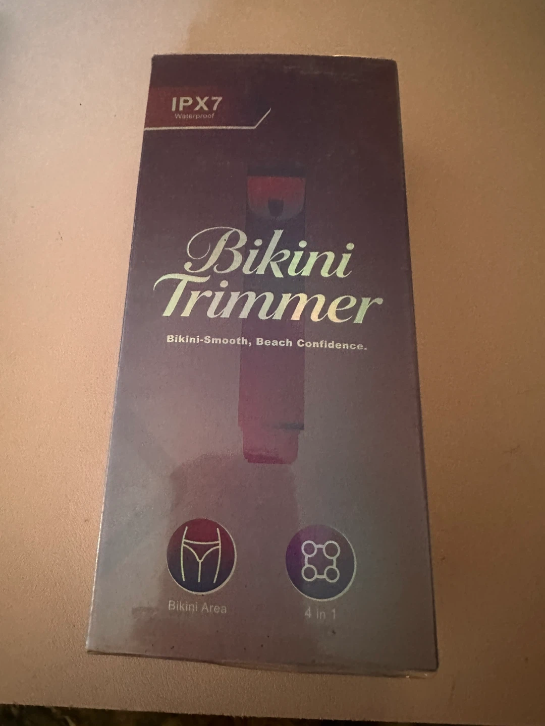Purple Bikini Trimmer - IPX7 Waterproof