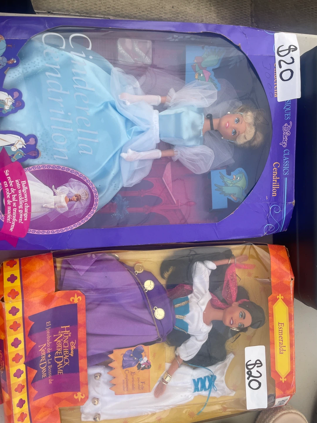 Disney Classics Cinderella & Esmeralda Dolls