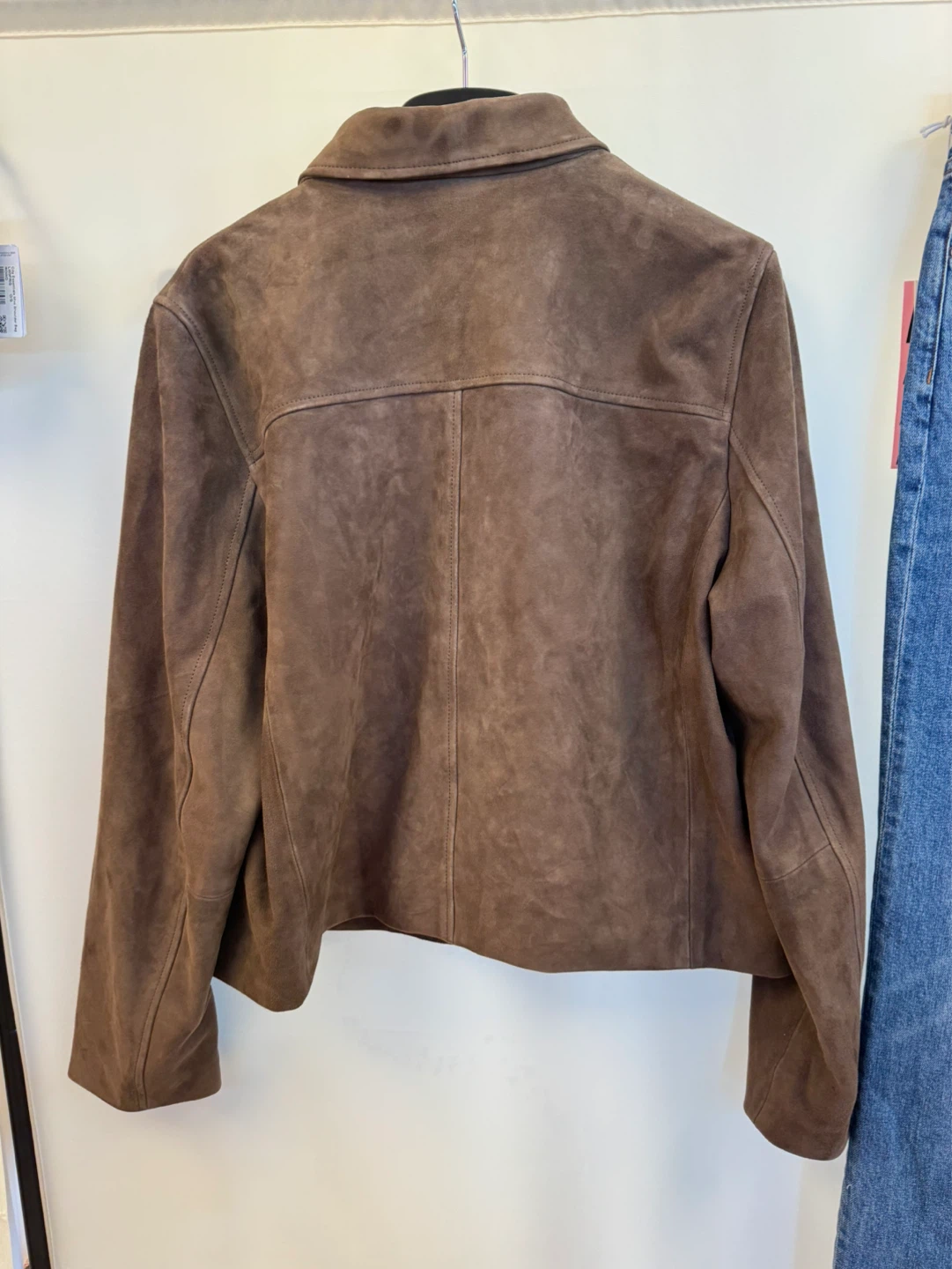 ARITZIA Tori Dark Chocolate Suede Jacket - XL/TG - photo 3