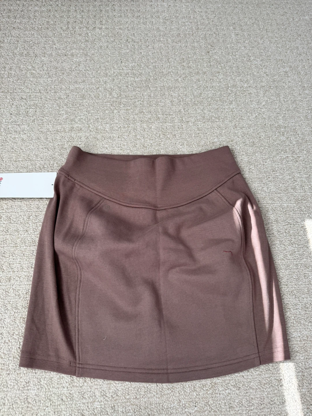 Lululemon Scuba HR Mini Skirt Mauve