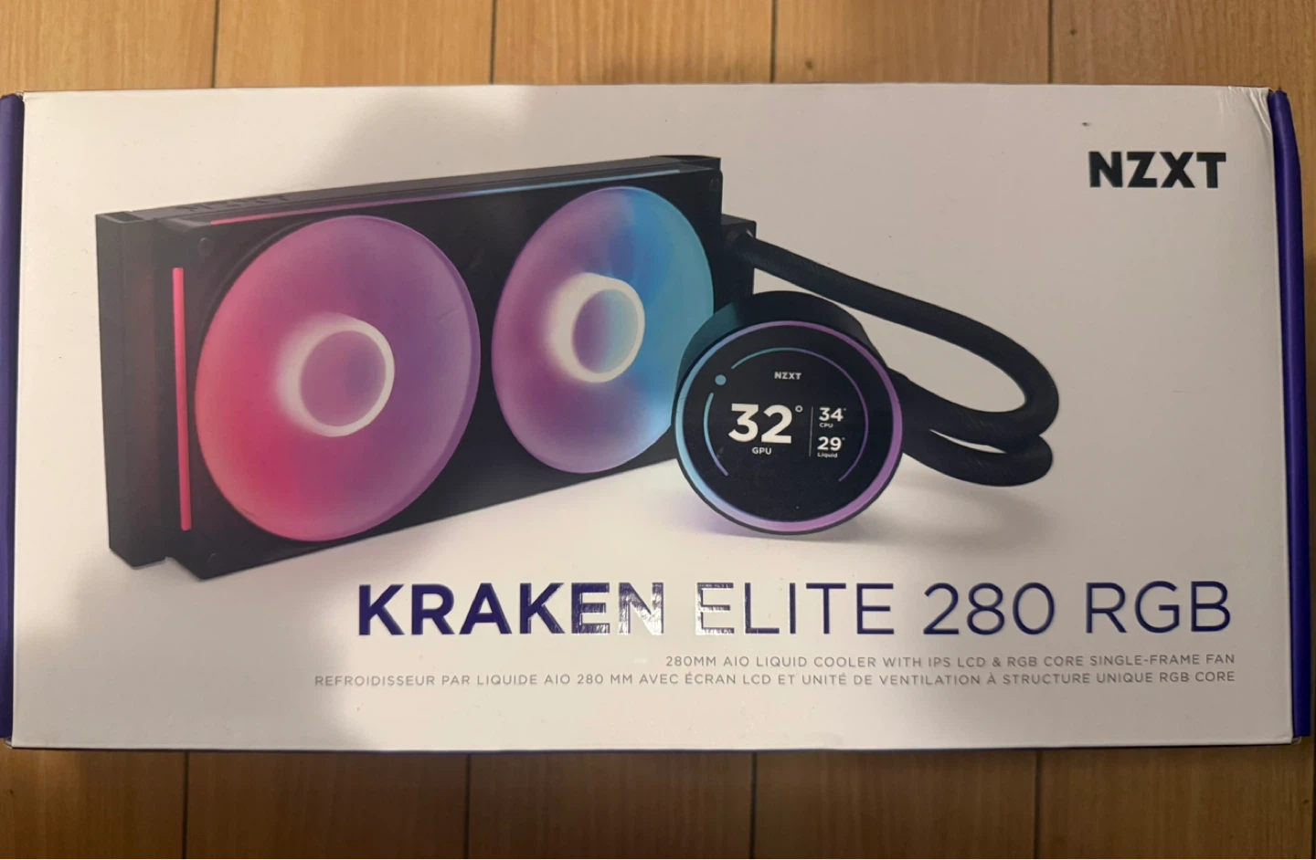 NZXT Kraken Elite 280 RGB Liquid Cooler BNIB