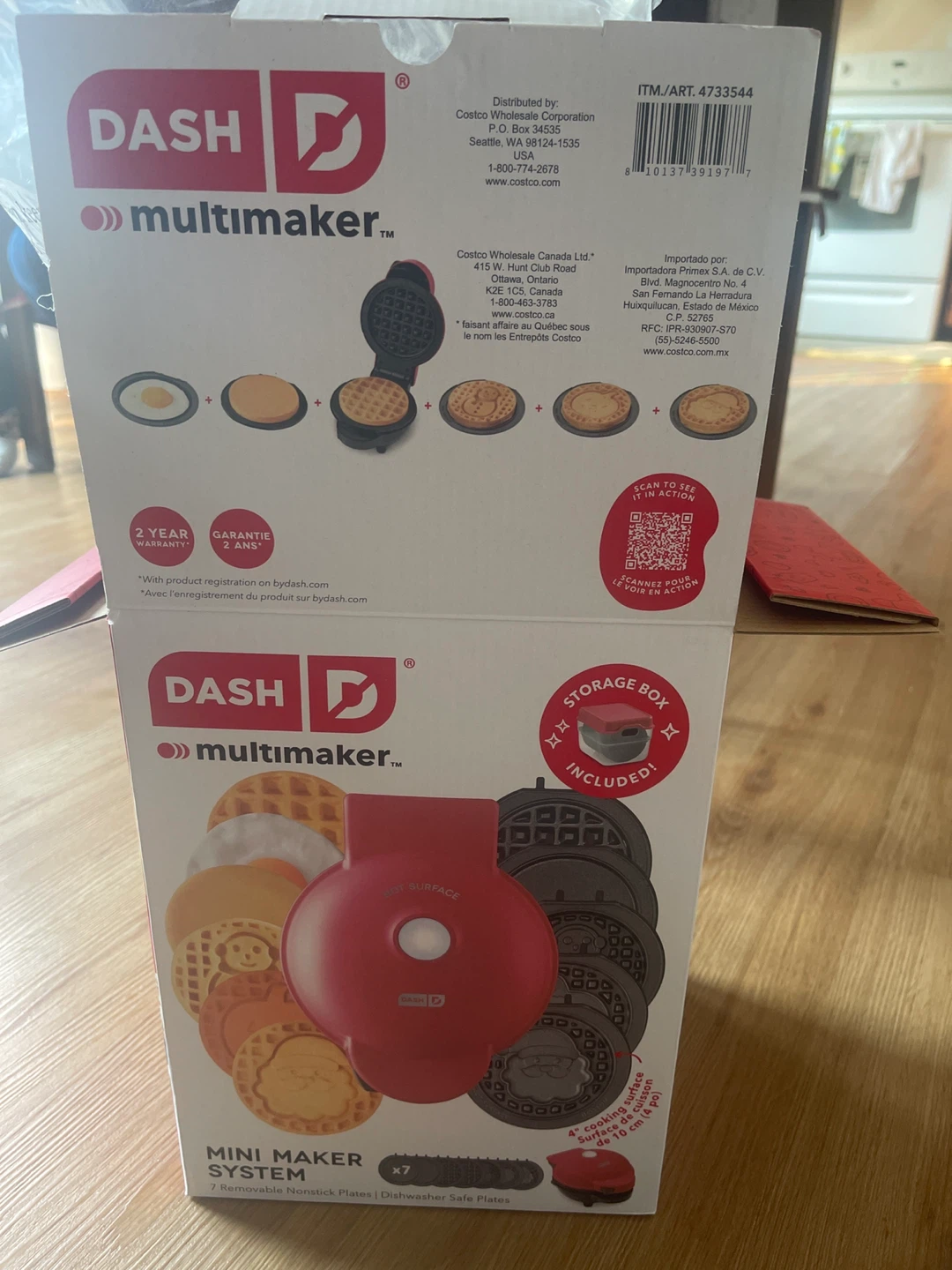 DASH Mini Maker System with 7 Removable Nonstick Plates
