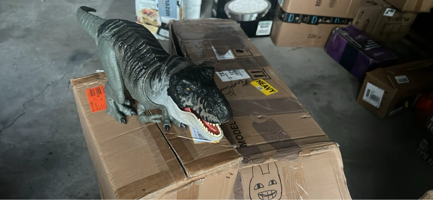 Large T-Rex Dinosaur Toy Figure - photo 5