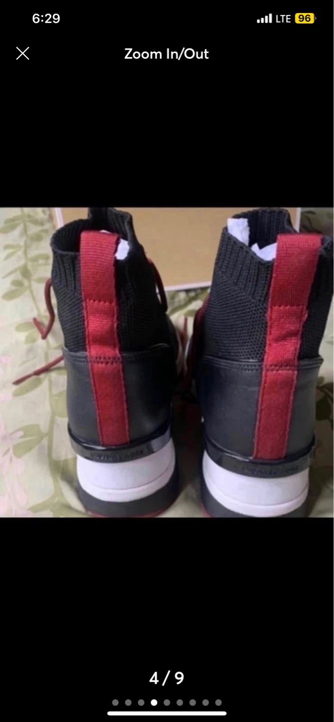 Michael Kors Women's Black & Red Knit Sneakers - photo 4
