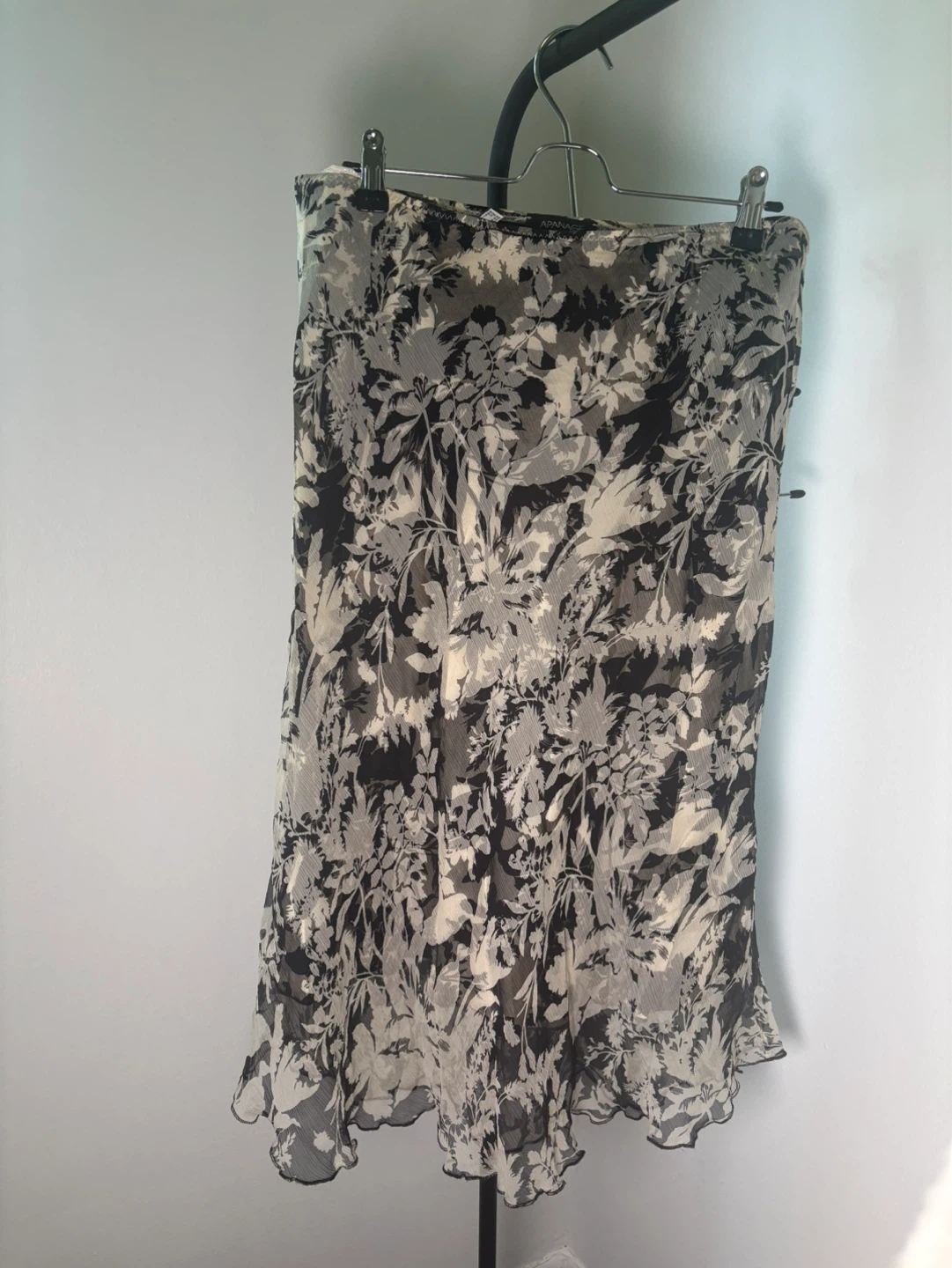Vintage Apange Silk Lined Midi Skirt - photo 5