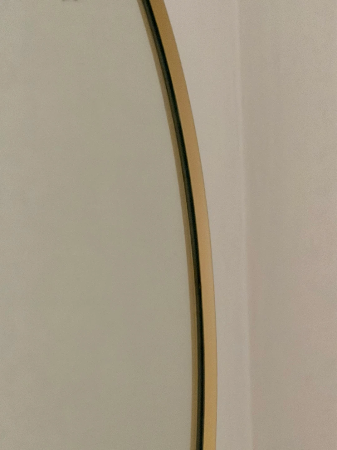 Gold Oval Mirror - photo 2