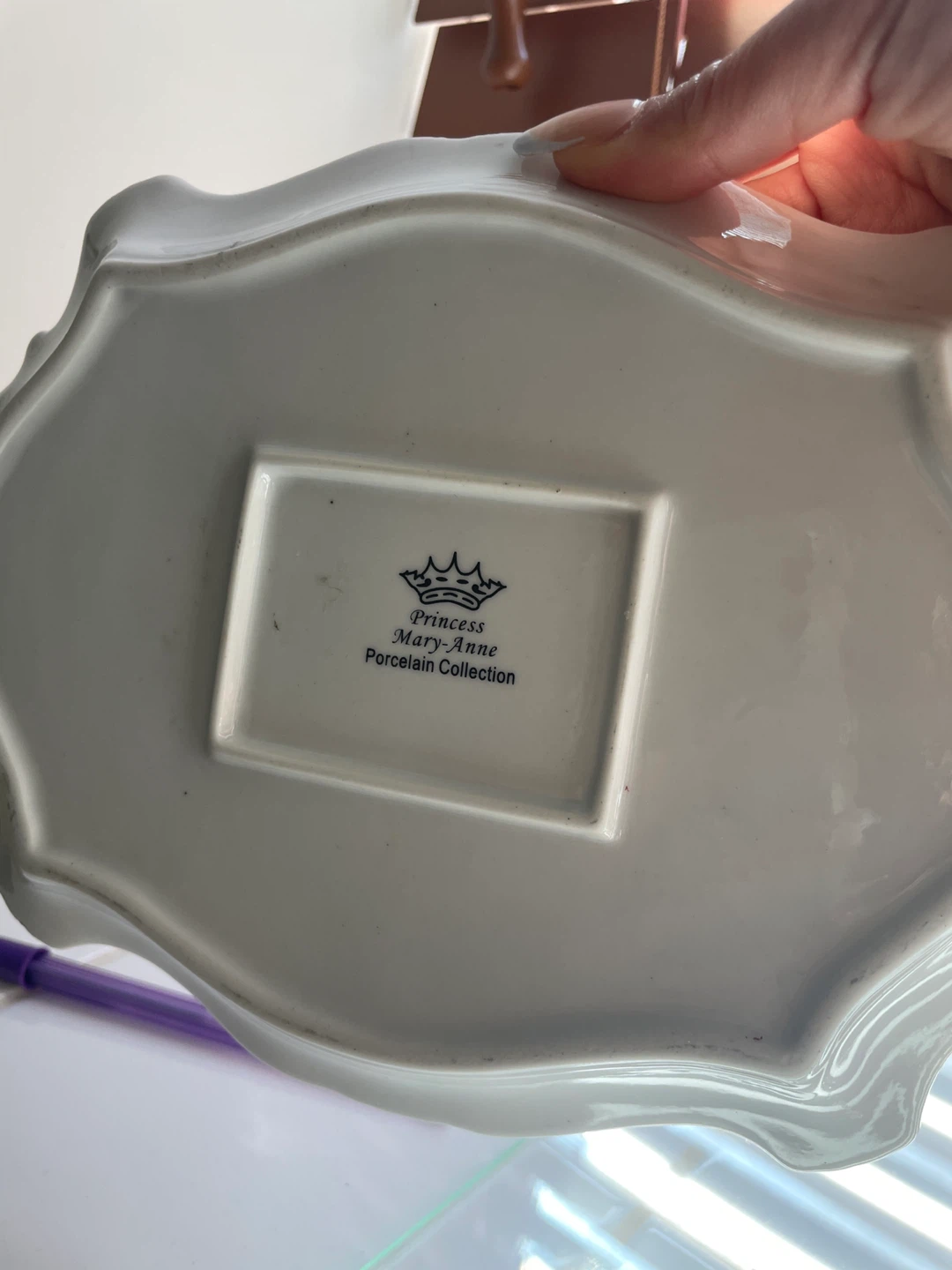 Princess Mary-Anne Porcelain Serving Tray - photo 3