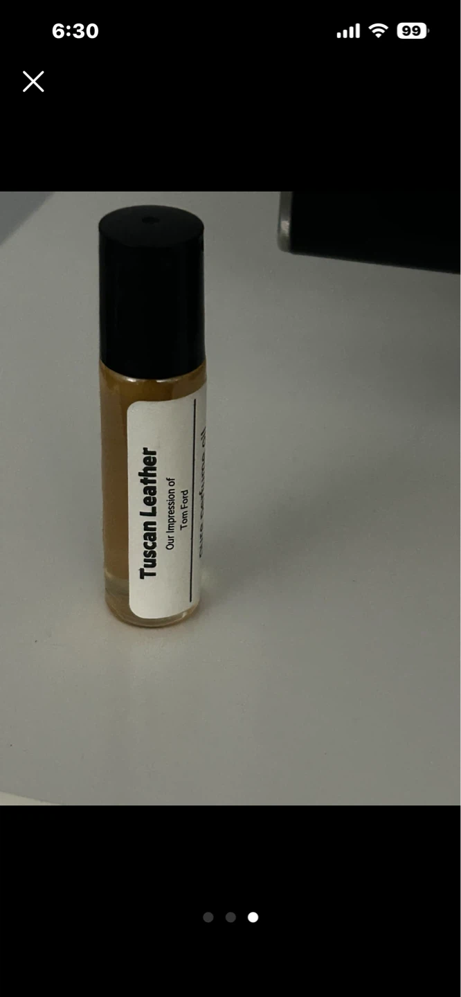 Tuscan Leather cologne oil Rollerball