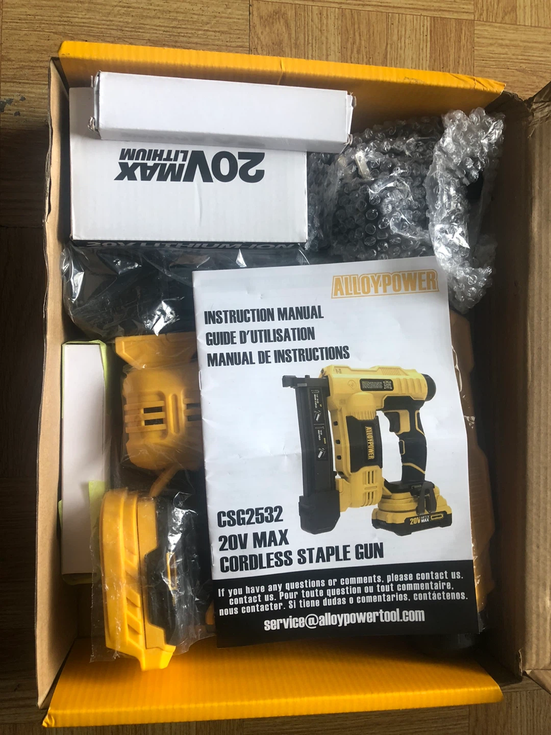 AlloyPower 20V Cordless Staple gun 2-in-1 - photo 3