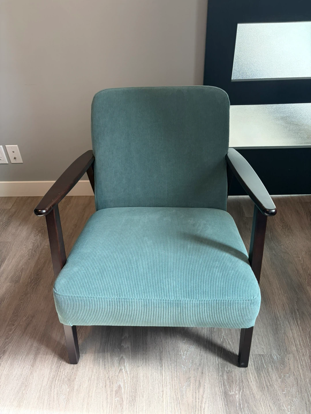 IKEA EKENÄSET Teal Armchair