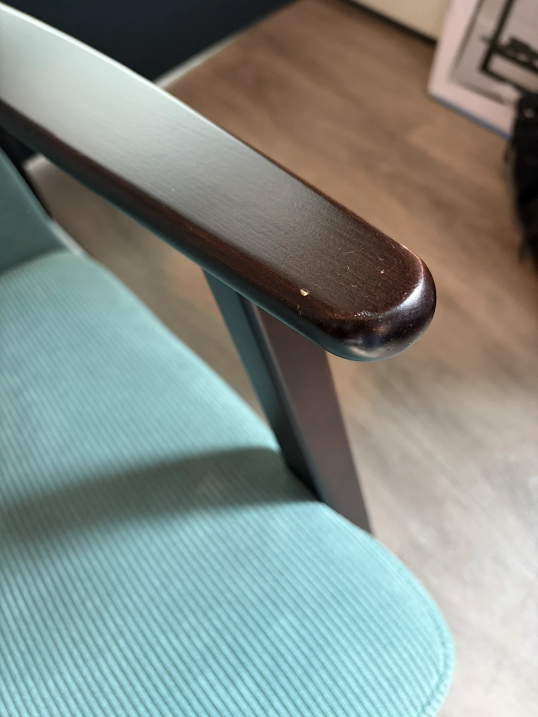 IKEA EKENÄSET Teal Armchair - photo 3