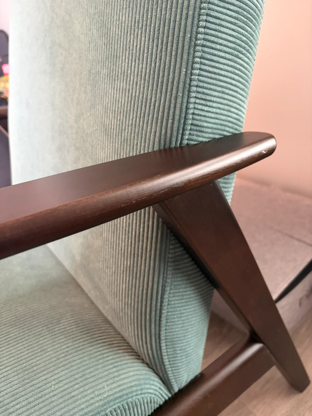 IKEA EKENÄSET Teal Armchair - photo 4