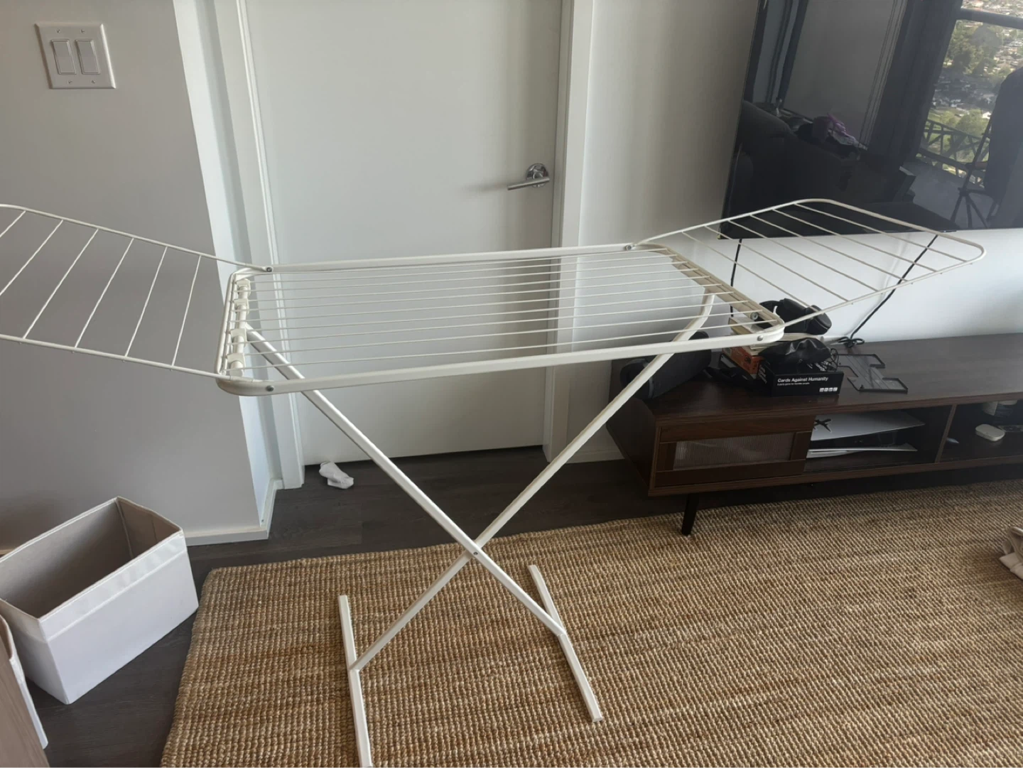White Foldable Drying Rack - photo 3