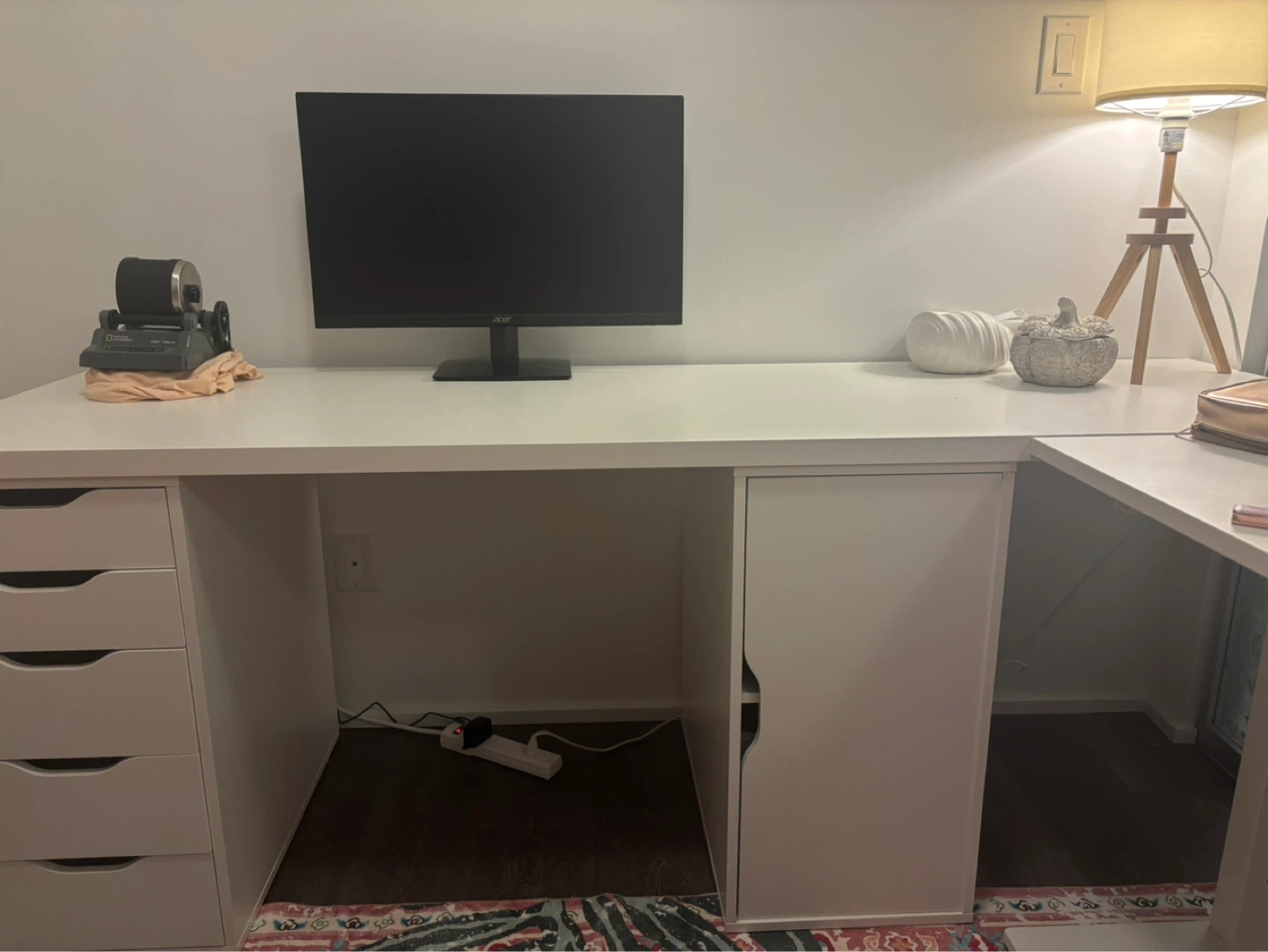 IKEA LAGKAPTEN / ALEX Desk - White - photo 4