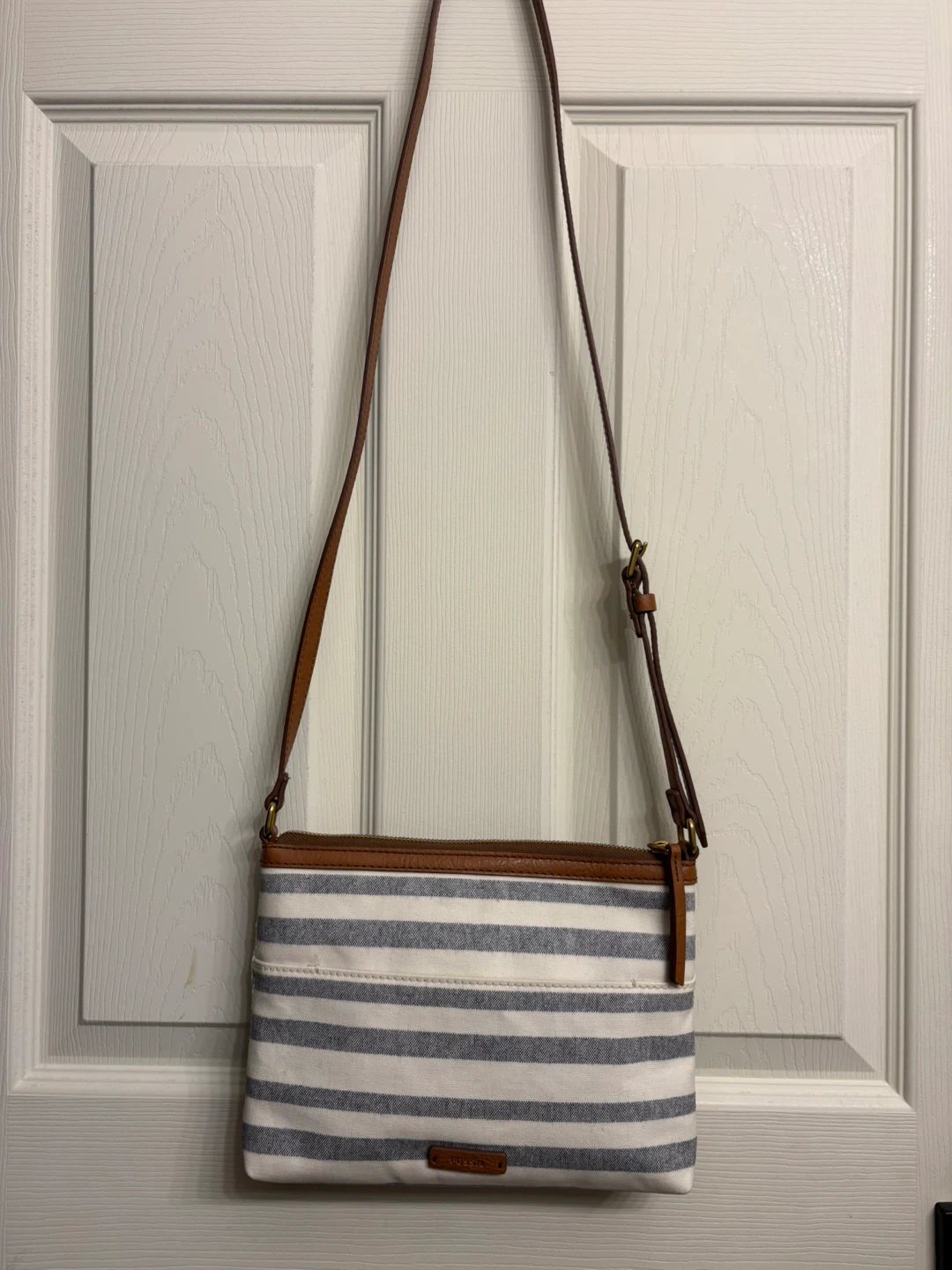 Fossil Striped Crossbody Bag