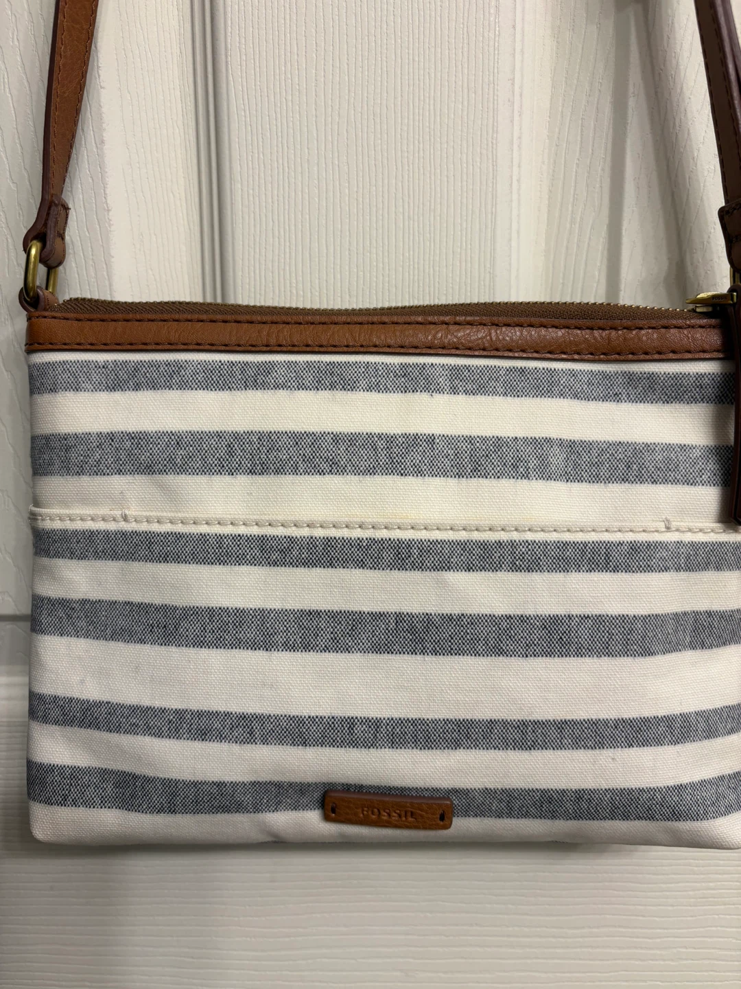 Fossil Striped Crossbody Bag - photo 2