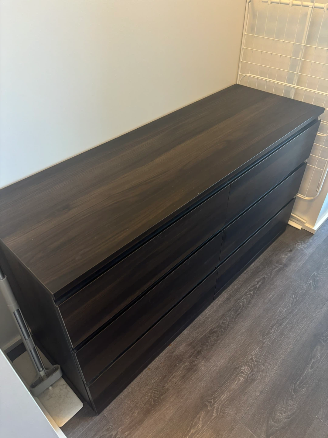 Dark Wood 6-Drawer Dresser IKEA - photo 3