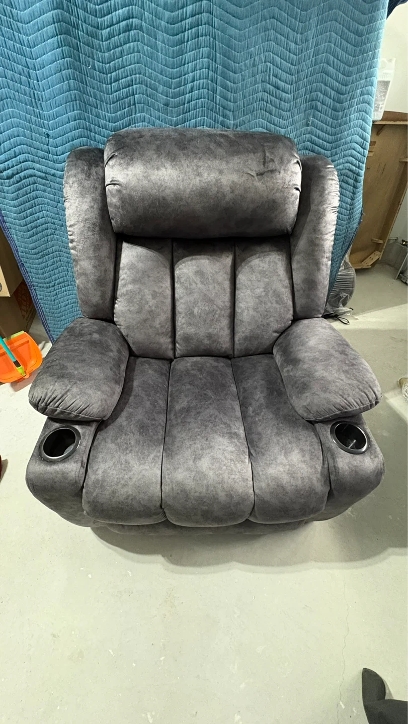 Grey Power Lift Recliner and Massage Chair suitable for elderly - photo 2