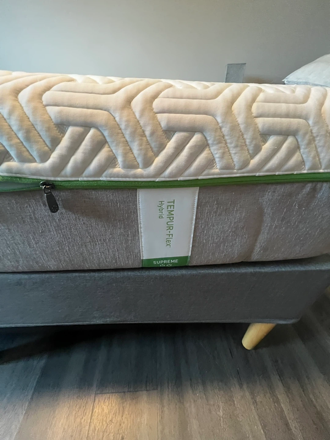 Temperpedic King Size Mattress + Purple Frame - photo 2