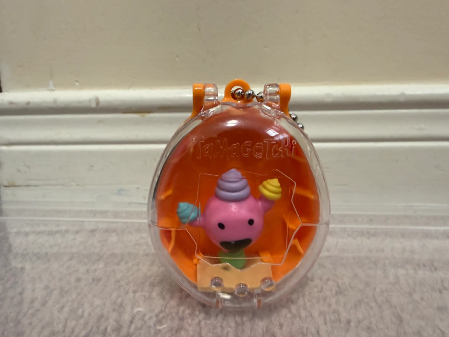 Tamagotchi Orange Pet Carrier Toy