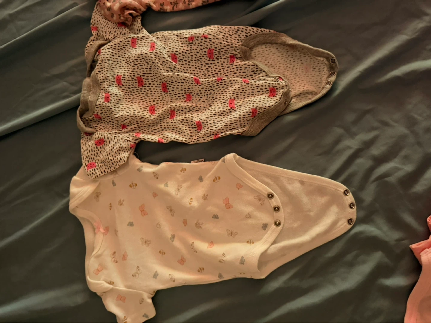 Baby Girl Onesies and Sleepers Lot 3-6 - photo 5