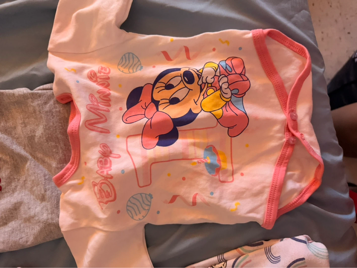 Baby Girl Onesies and Sleepers Lot 3-6 - photo 2