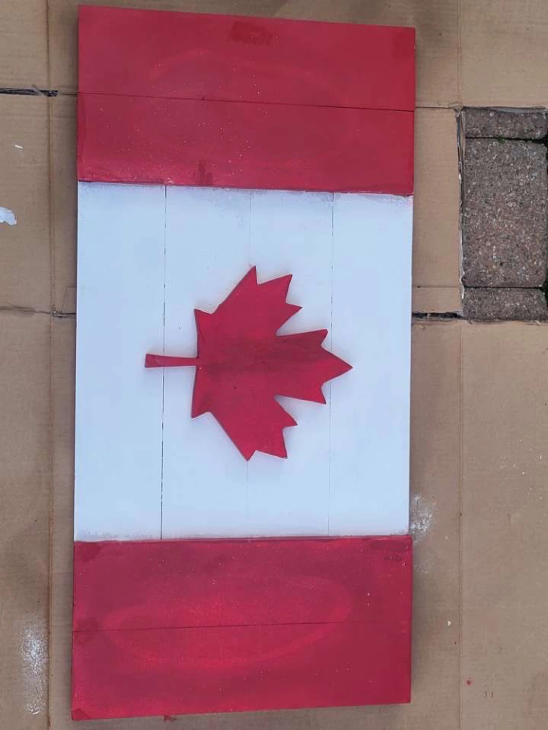 Canadian Flag Wood Decor Sign - photo 5