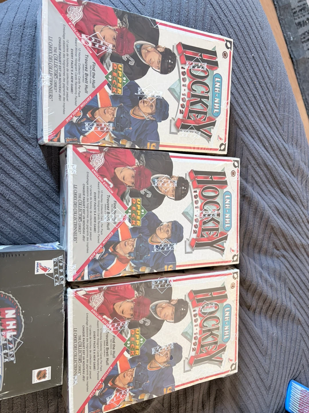 Upper Deck NHL Hockey Card Boxes - 1990-91 & 1991-92