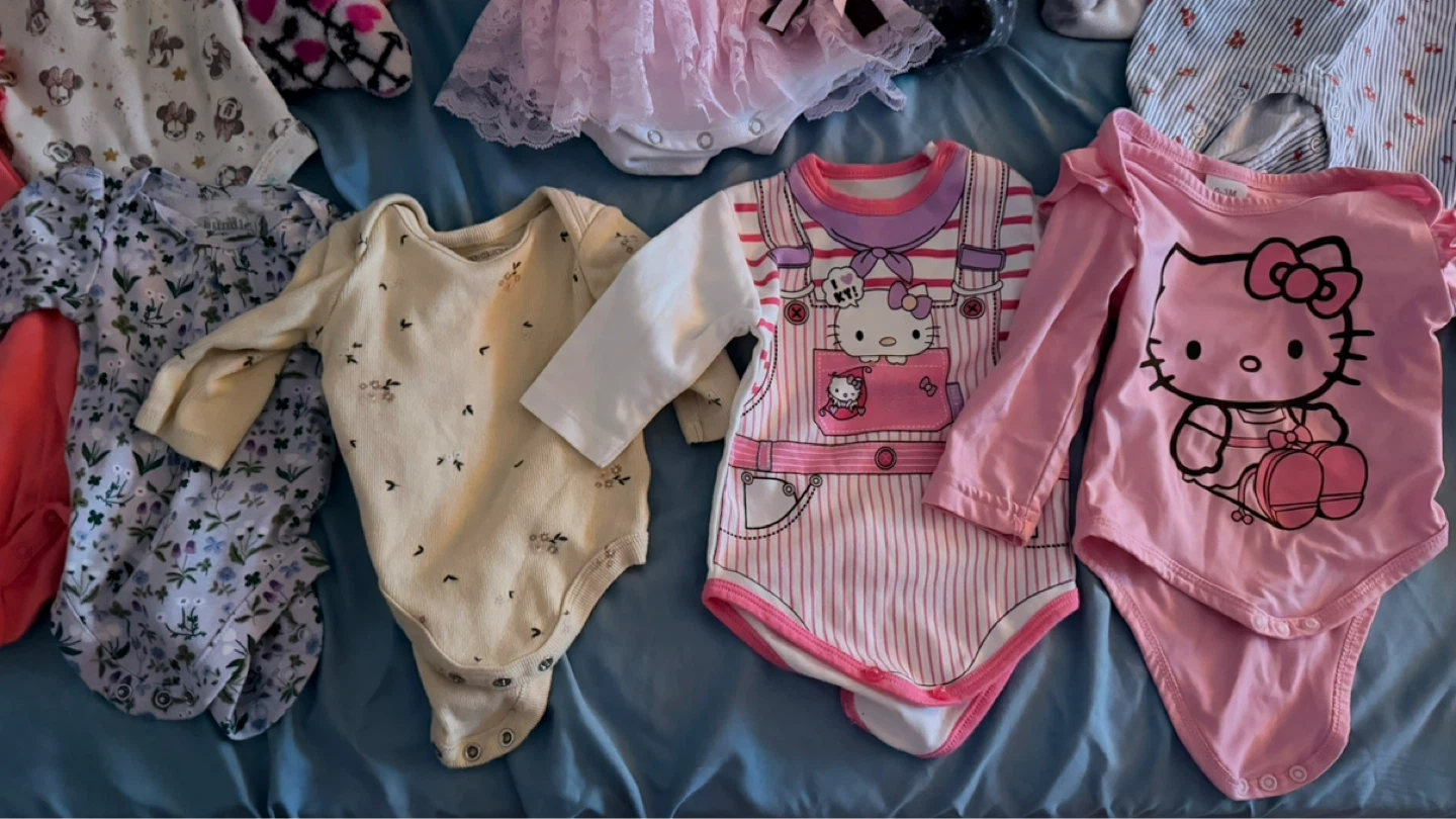 Baby Clothes Bundle - Bodysuits and Pants 0-3 - photo 3