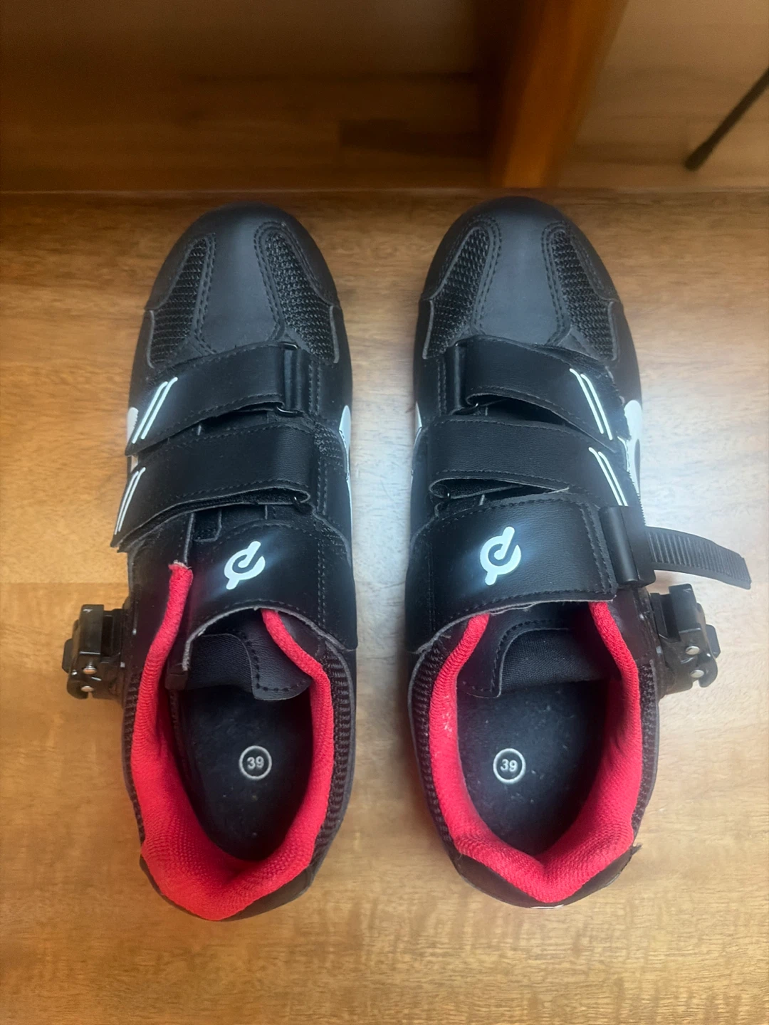 Peloton Cycling Shoes Size 39 Black