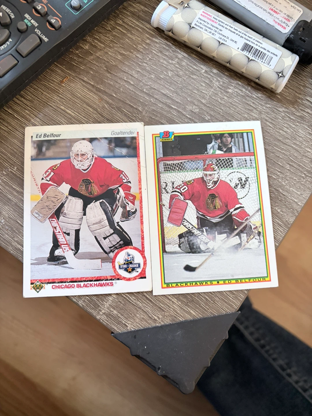 Ed Belfour Chicago Blackhawks Hockey Cards