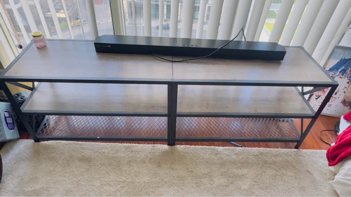 65 Inch Style TV Stand with Shelves - photo 2