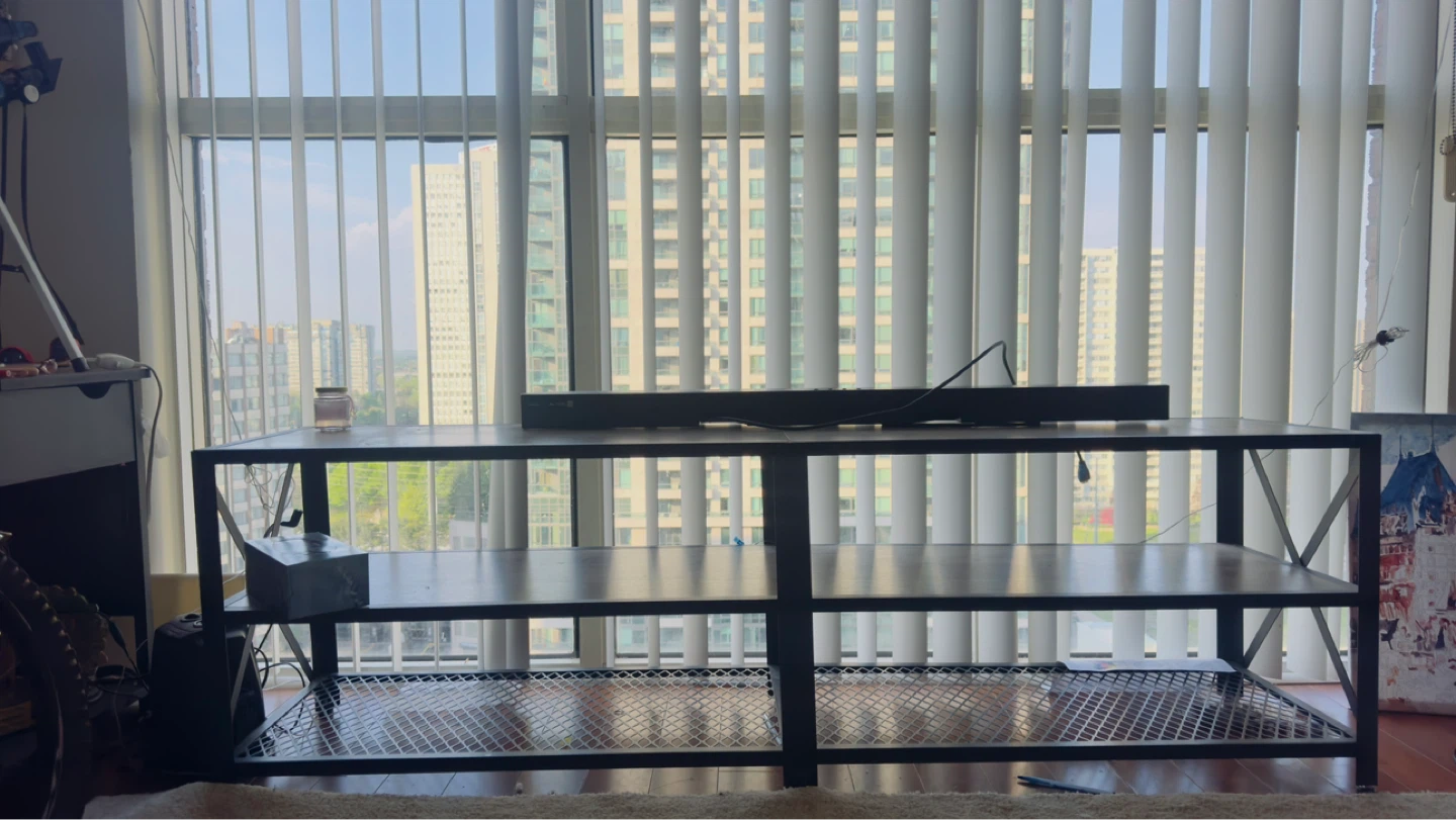 65 Inch Style TV Stand with Shelves