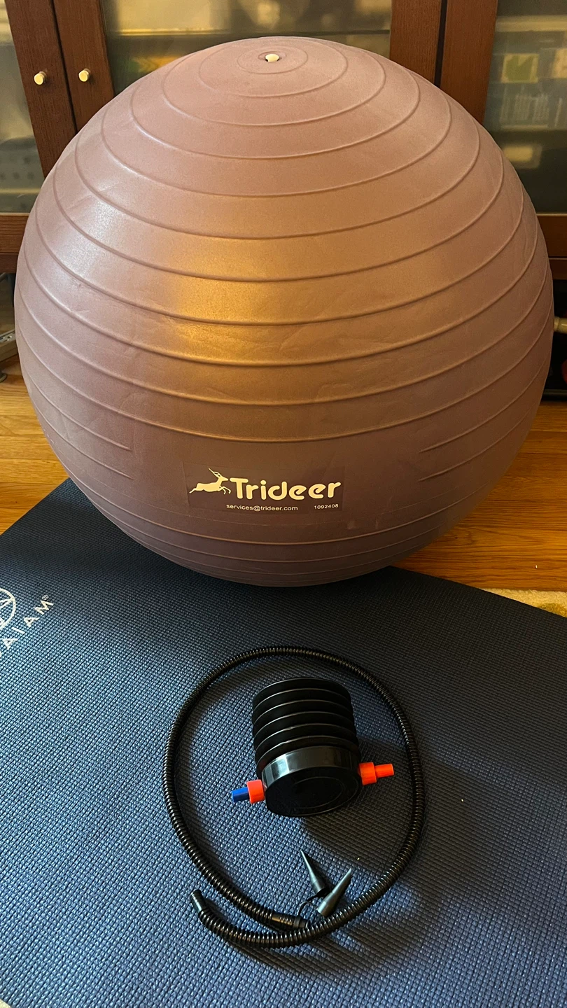Trideer Exercise/Yoga/Stability Ball with Pump