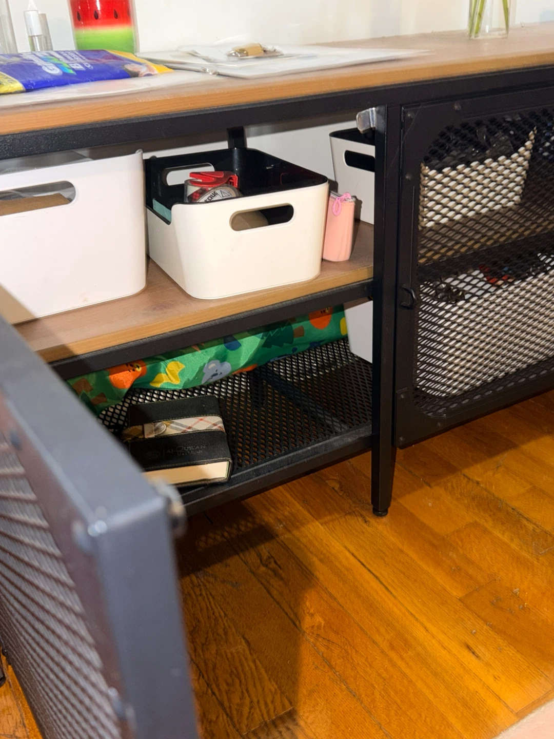 Industrial Style Media Console / TV Stand - photo 3