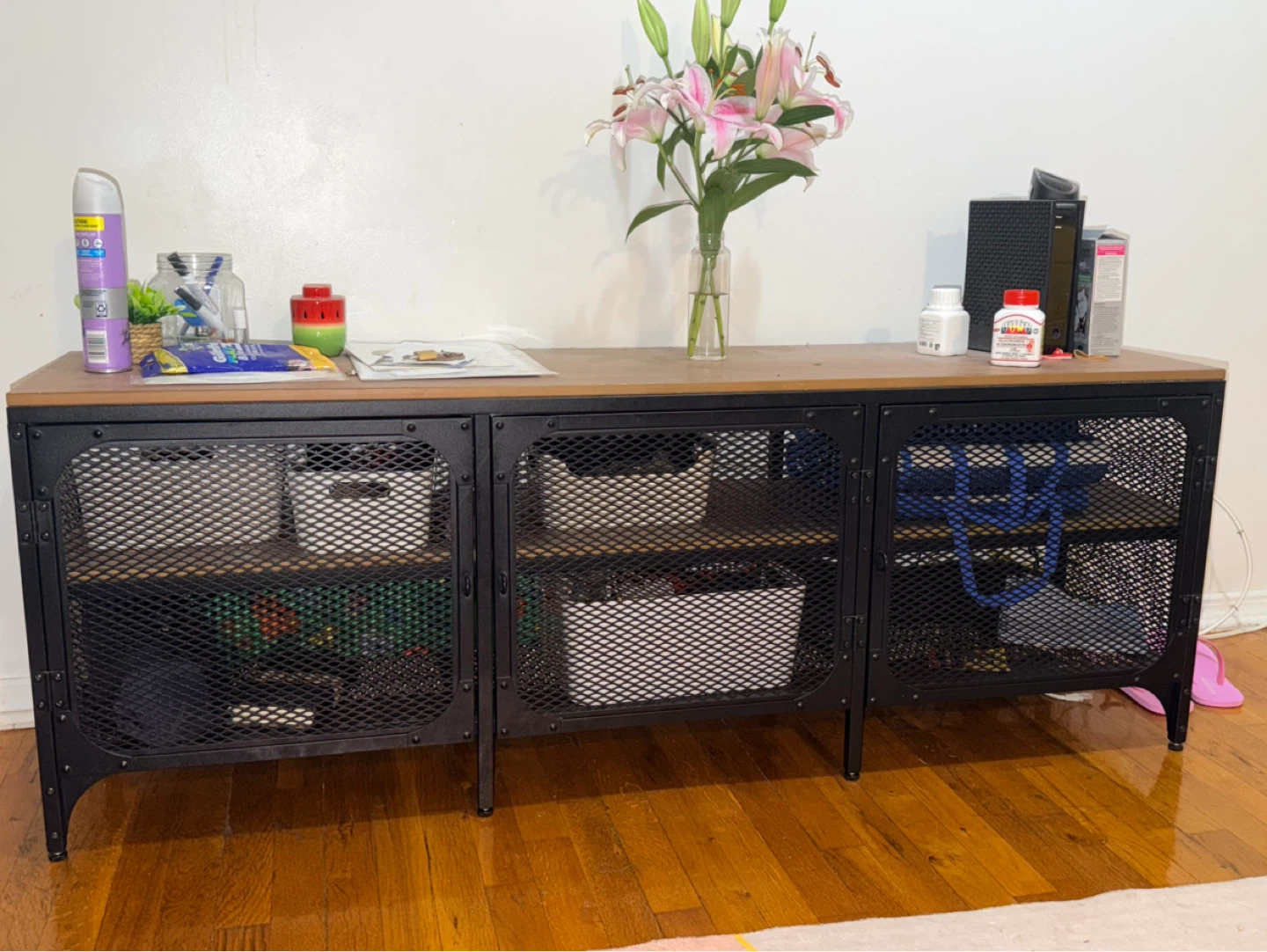 Industrial Style Media Console / TV Stand