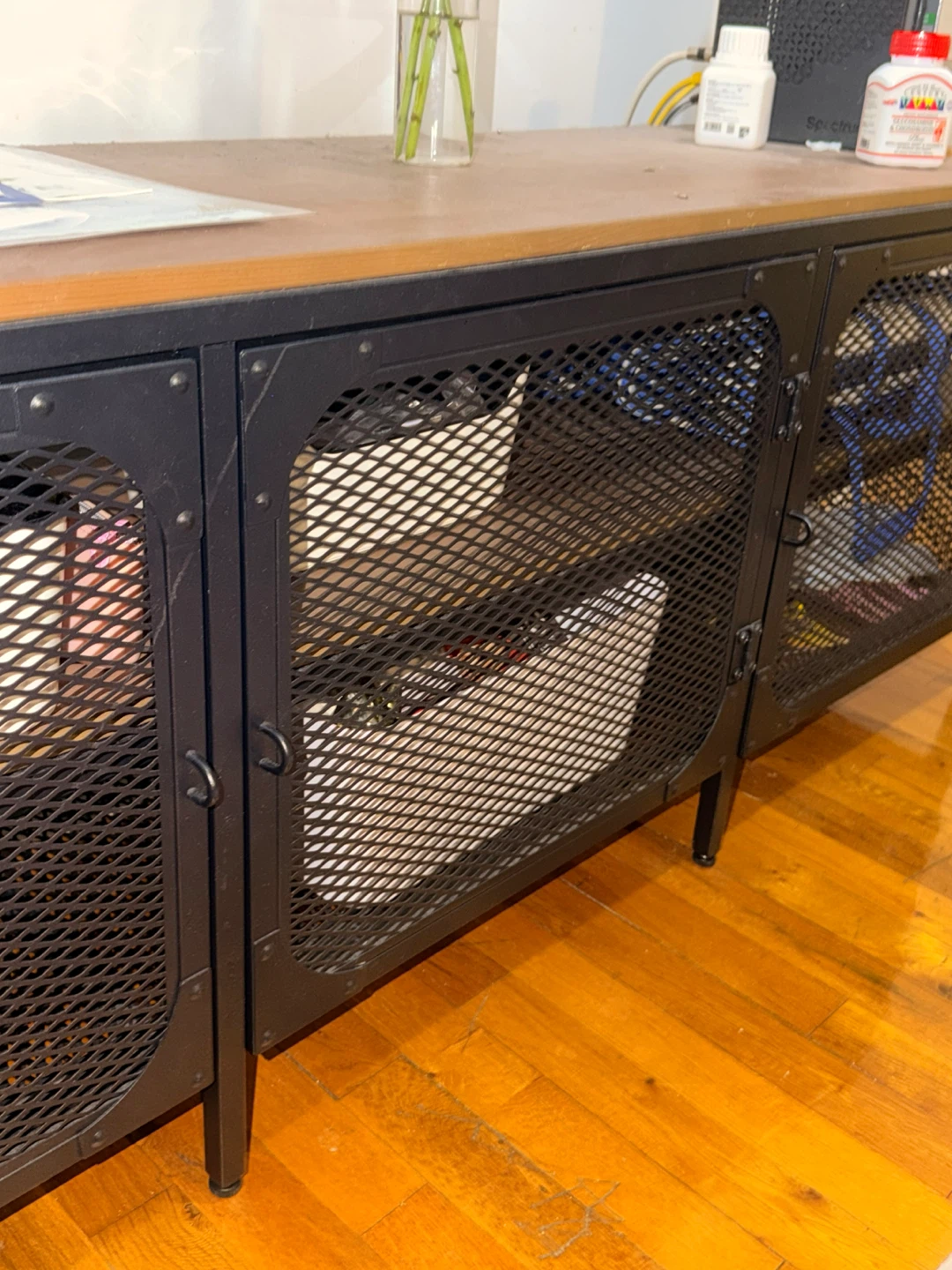 Industrial Style Media Console / TV Stand - photo 2