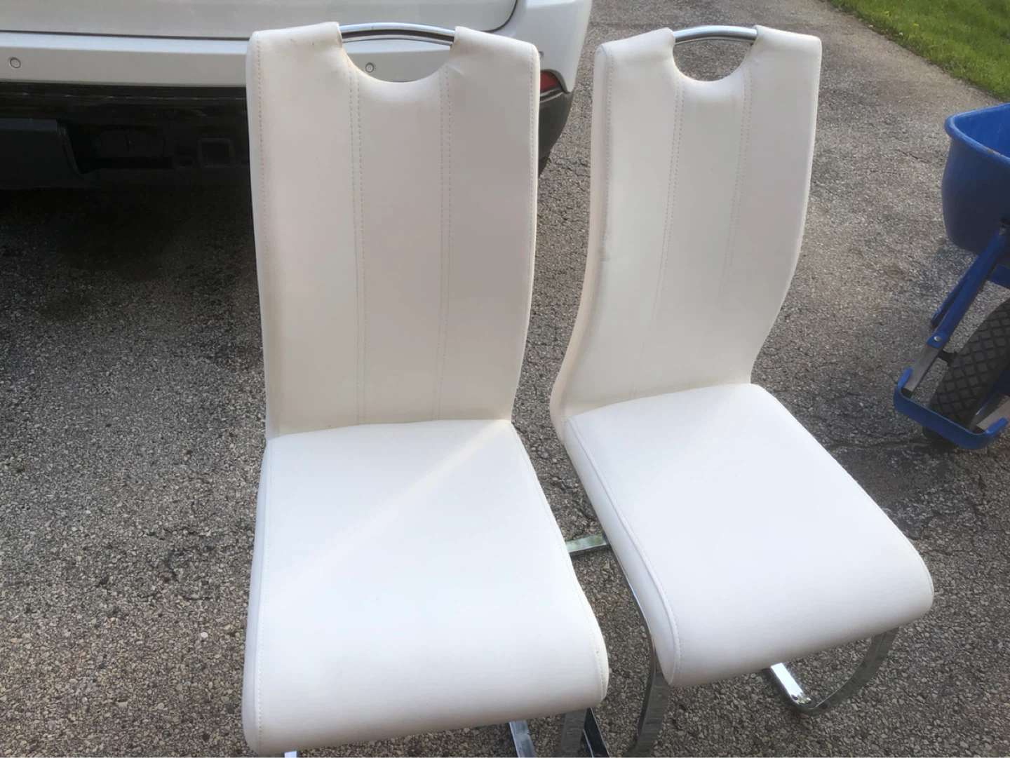 White Dining Chairs (Set of 2)