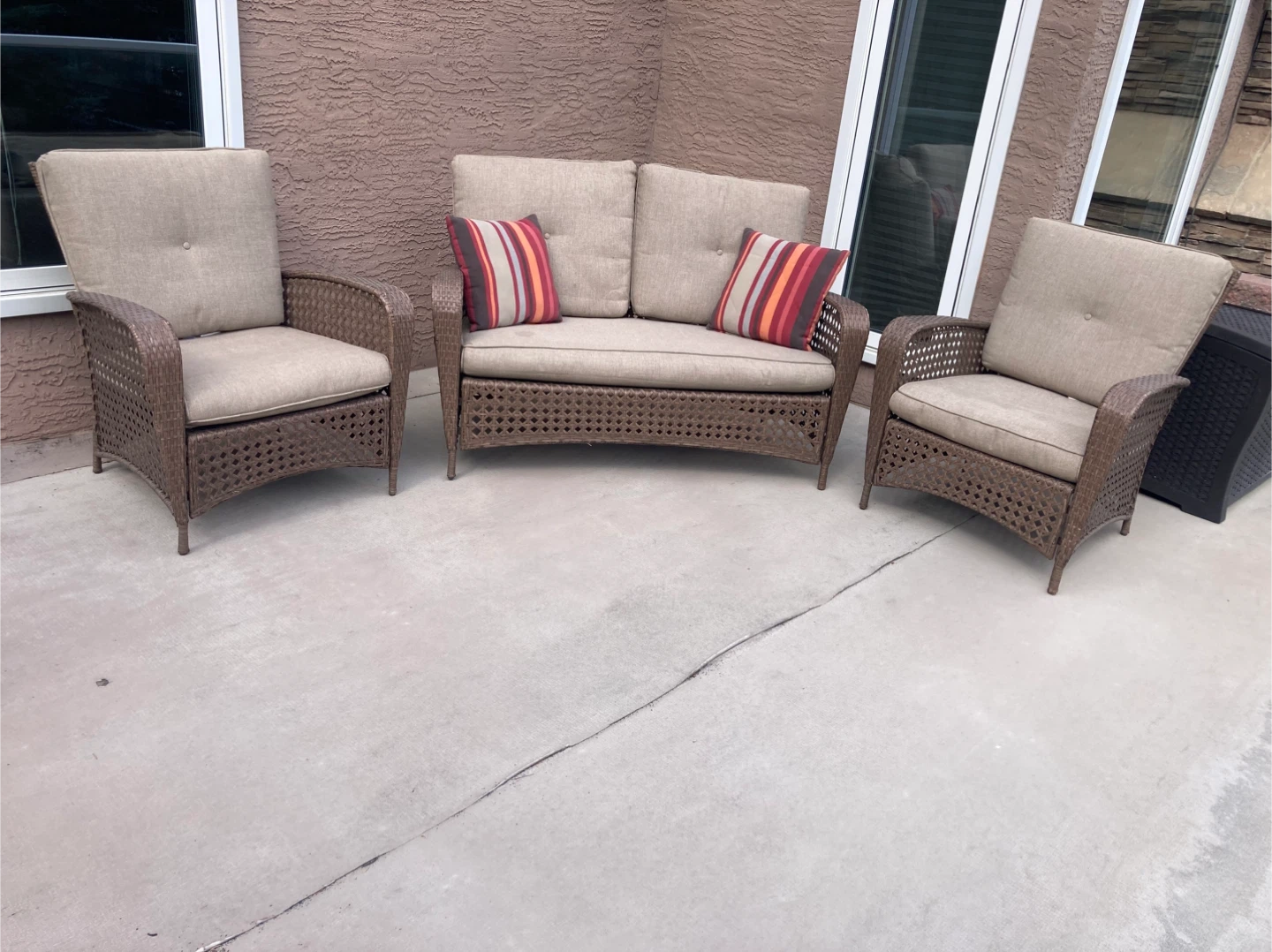 Wicker Patio Furniture Set