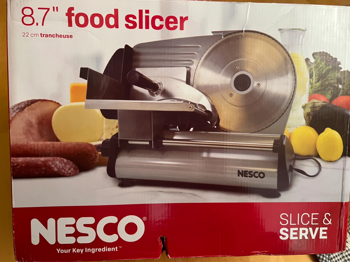 New Unused Nesco Food 8.7” Slicer FS-250