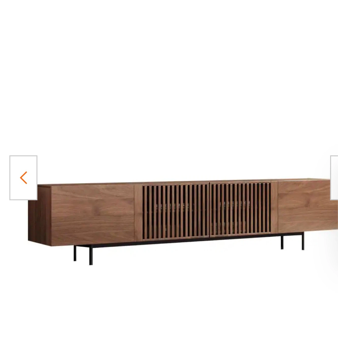 Mid-Century Modern Walnut Media Console - photo 4