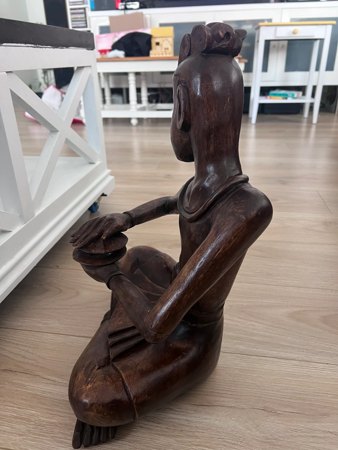 THAI-Themed Zen Wood Sculpture - photo 5