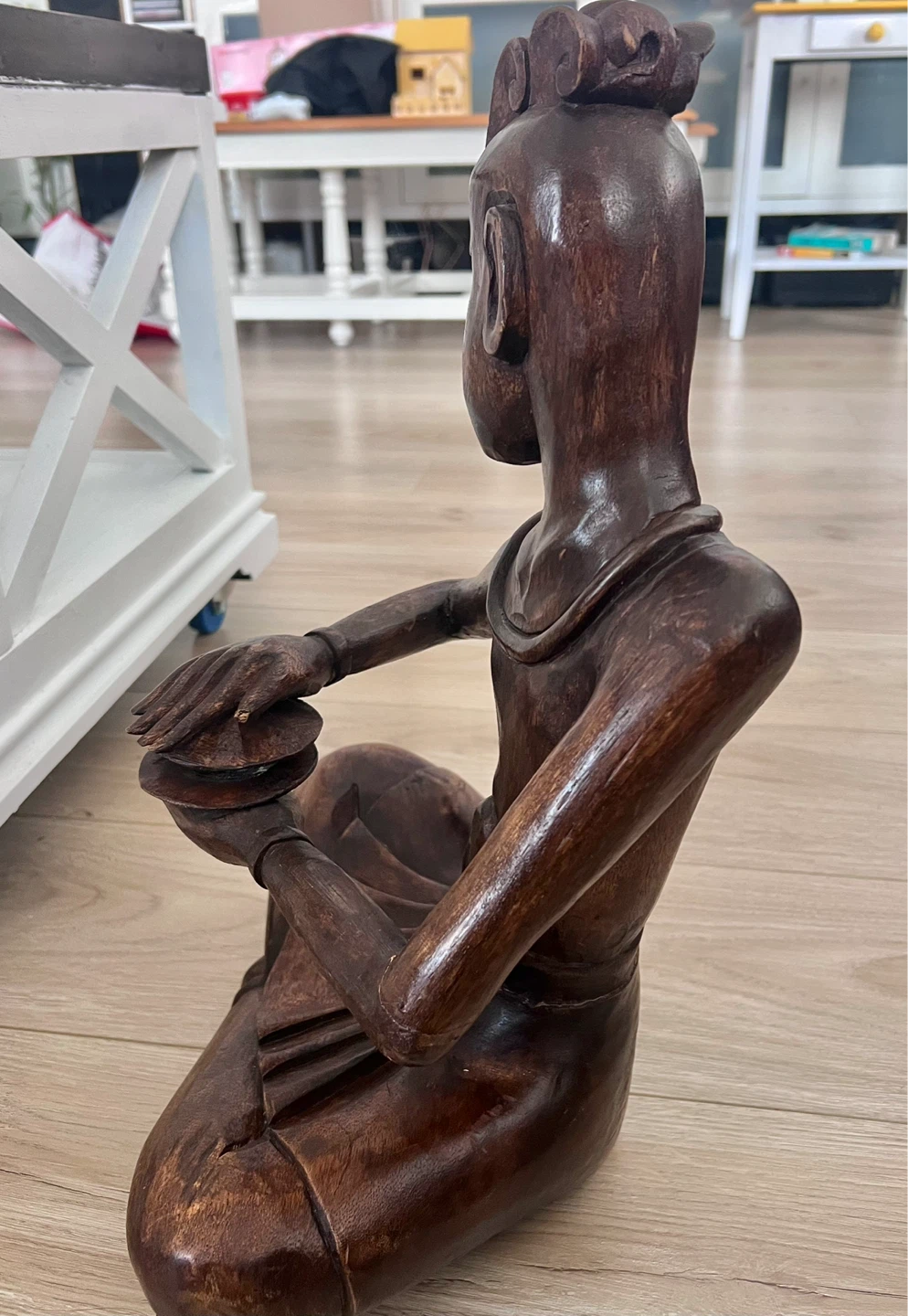 THAI-Themed Zen Wood Sculpture - photo 4