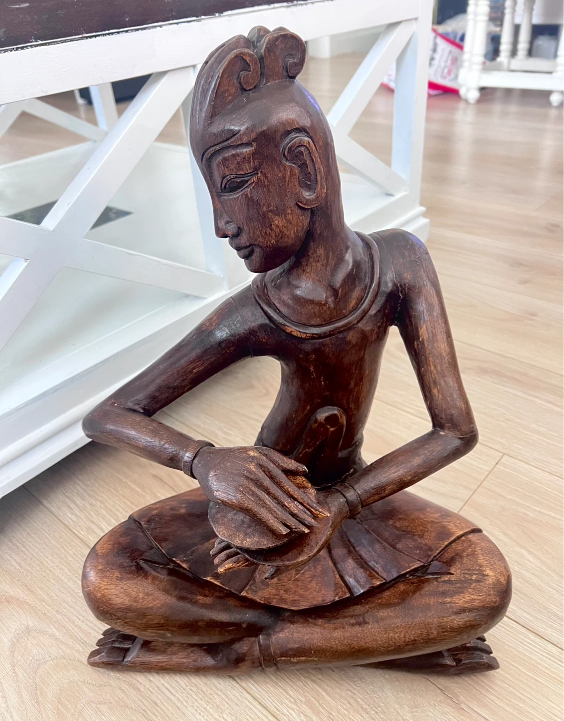 THAI-Themed Zen Wood Sculpture