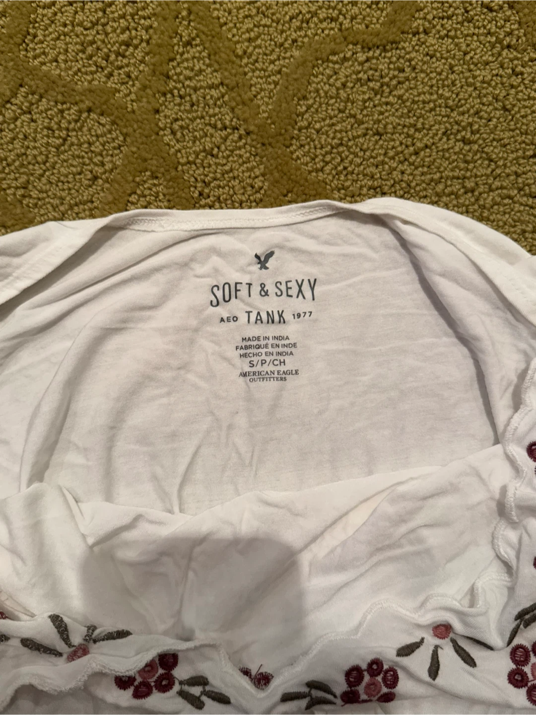AE Soft & Sexy Tank Top - White - S - photo 3