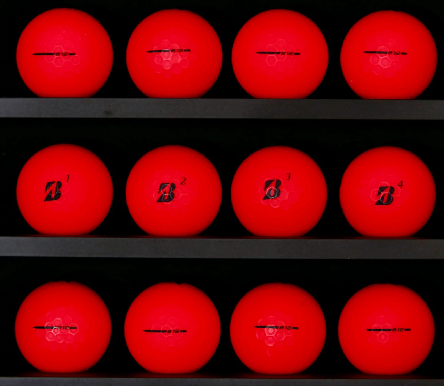Bridgestone e12 Golf Balls, 12x Red