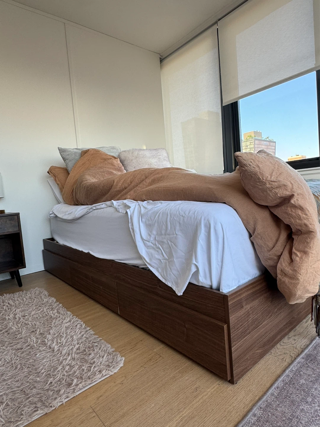 Platform Bed Frame with Drawers - photo 2