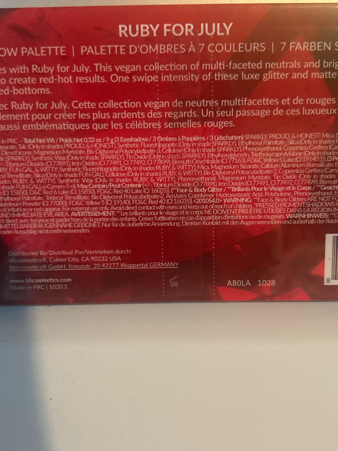 BH Cosmetics Ruby for July 7 Color Eyeshadow Palette - photo 3