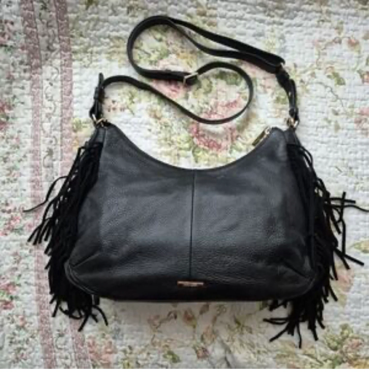 Rebecca Minkoff Roxy Hobo Bag - Black Leather Fringe - photo 4